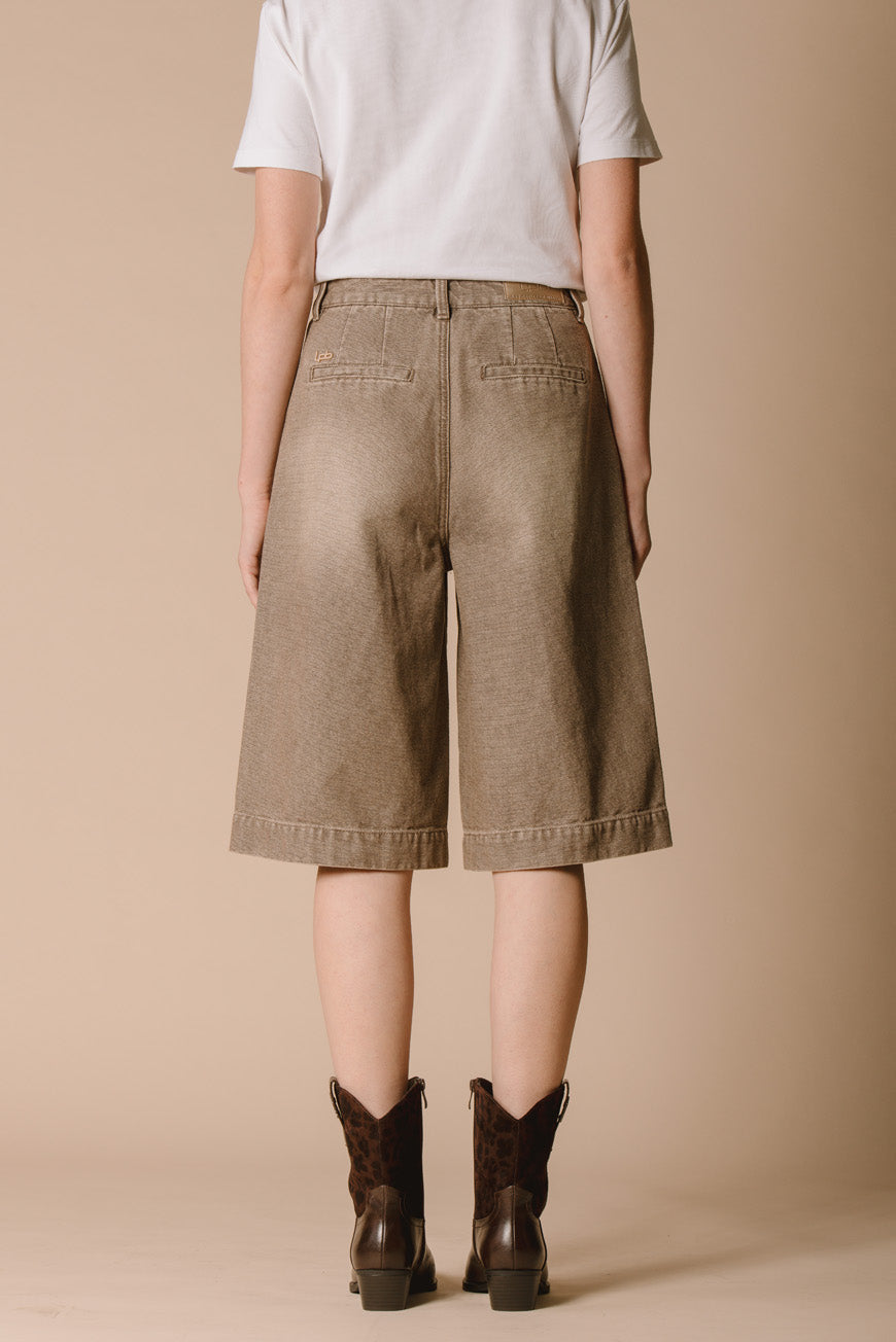 PANTALON BOOTCUT CROPPED INDIANA