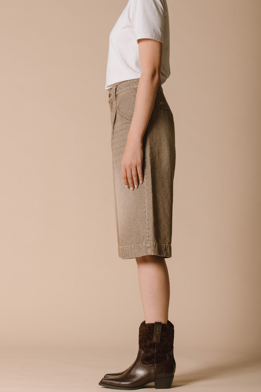 PANTALON BOOTCUT CROPPED INDIANA