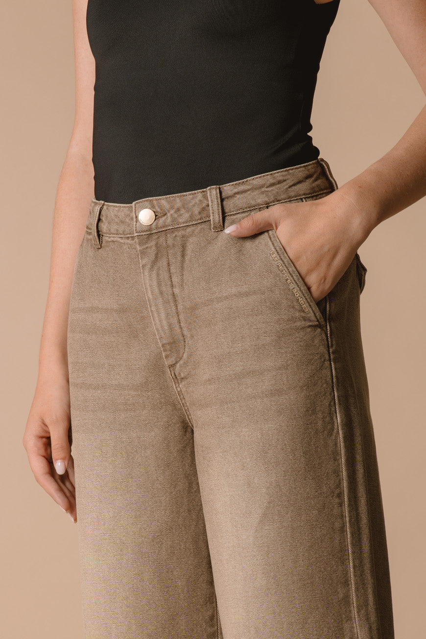 PANTALON BOOTCUT CROPPED INDIANA