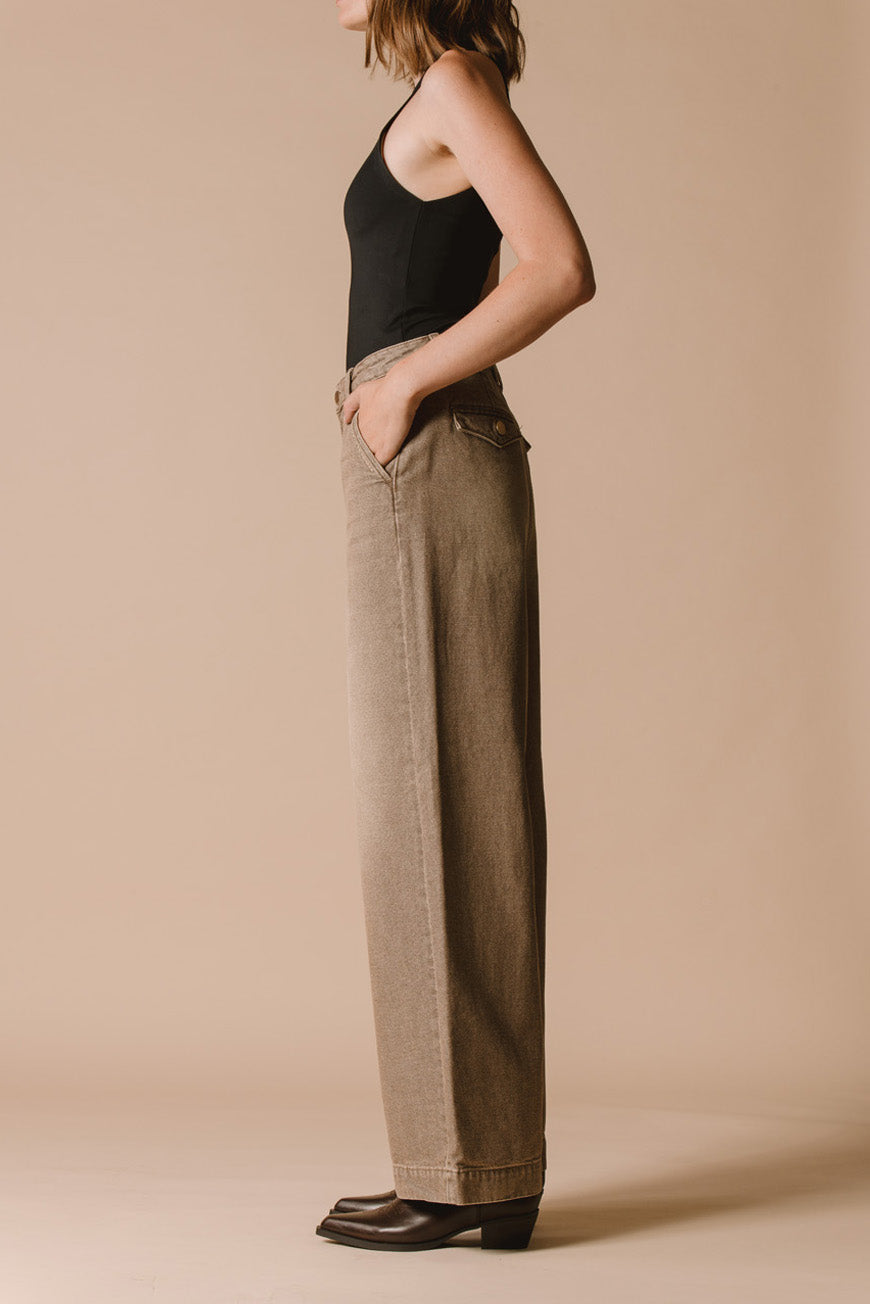 PANTALON NOELINE TAUPE