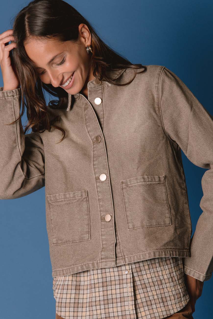 VESTE MARILYN TAUPE