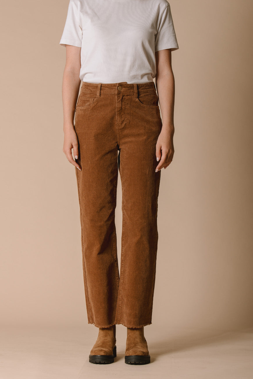 PANTALON BOOTCUT CROPPED INDIANA