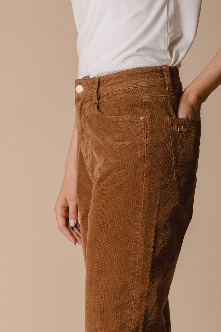 PANTALON BOOTCUT CROPPED INDIANA