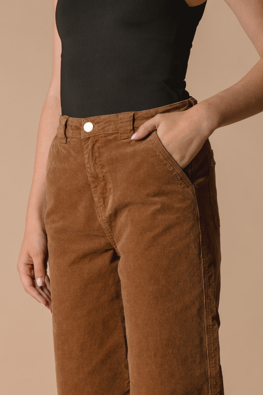 PANTALON BOOTCUT CROPPED INDIANA