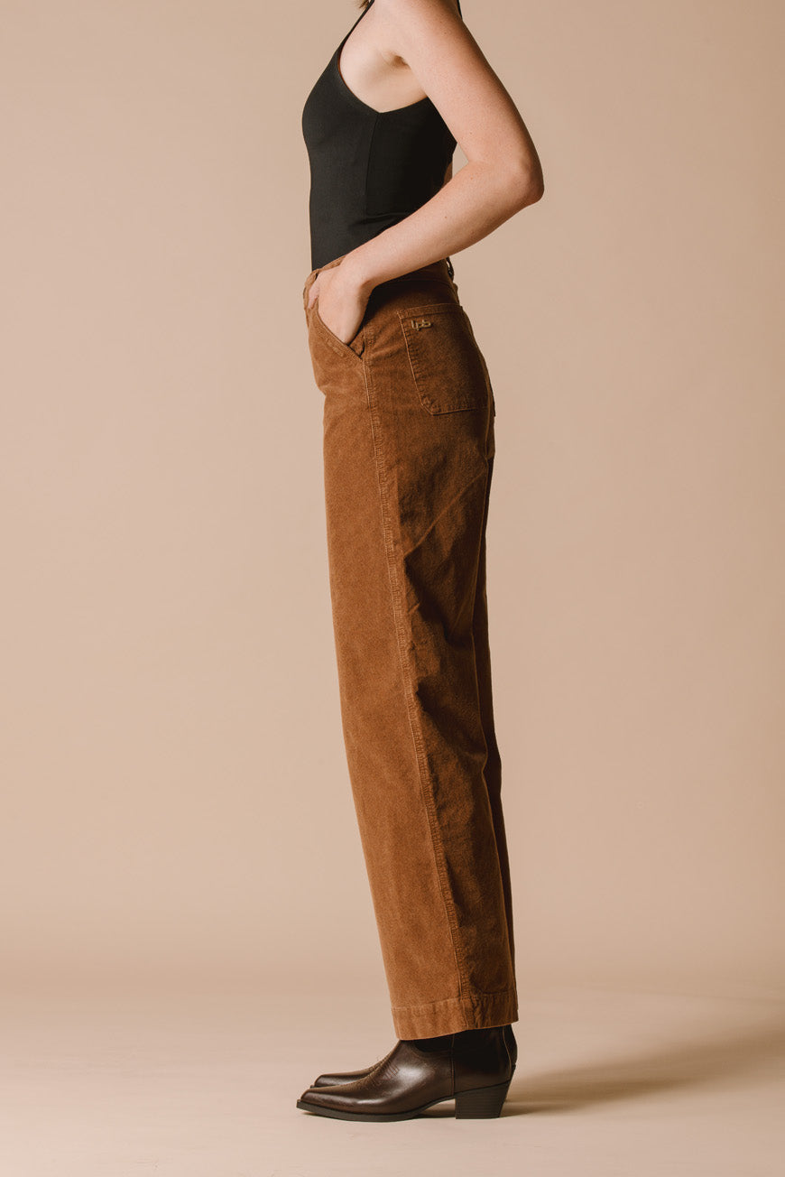 PANTALON BOOTCUT CROPPED INDIANA