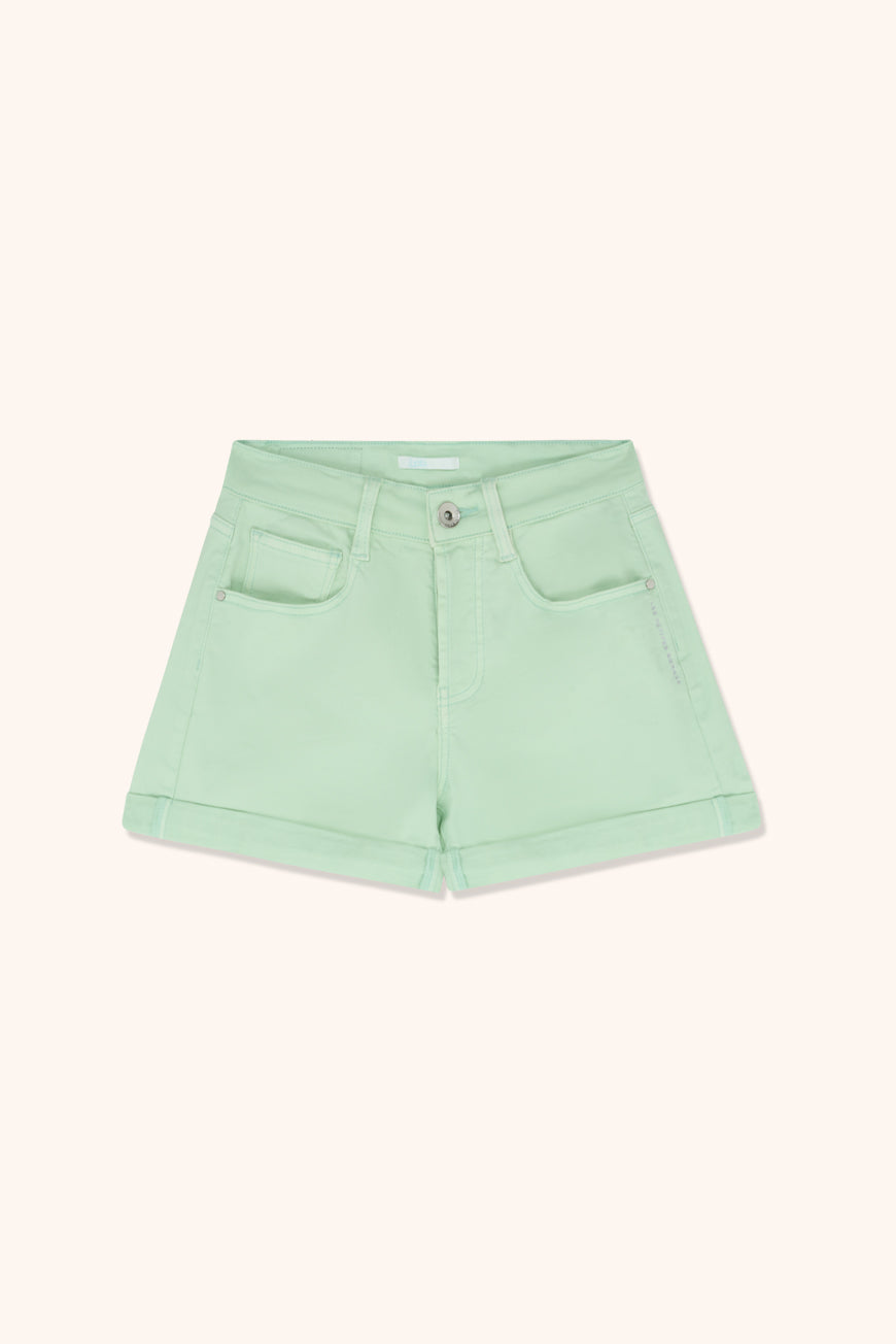 SHORT IOLANDE VERT D'EAU