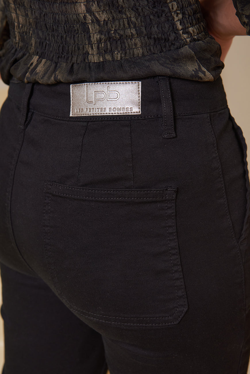 PANTALON BOOTCUT CROPPED INDIANA