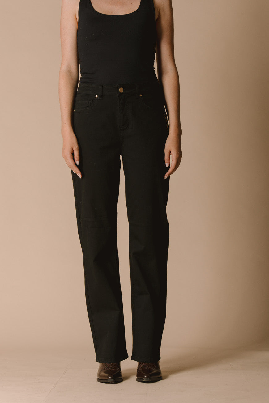 PANTALON BOOTCUT CROPPED INDIANA