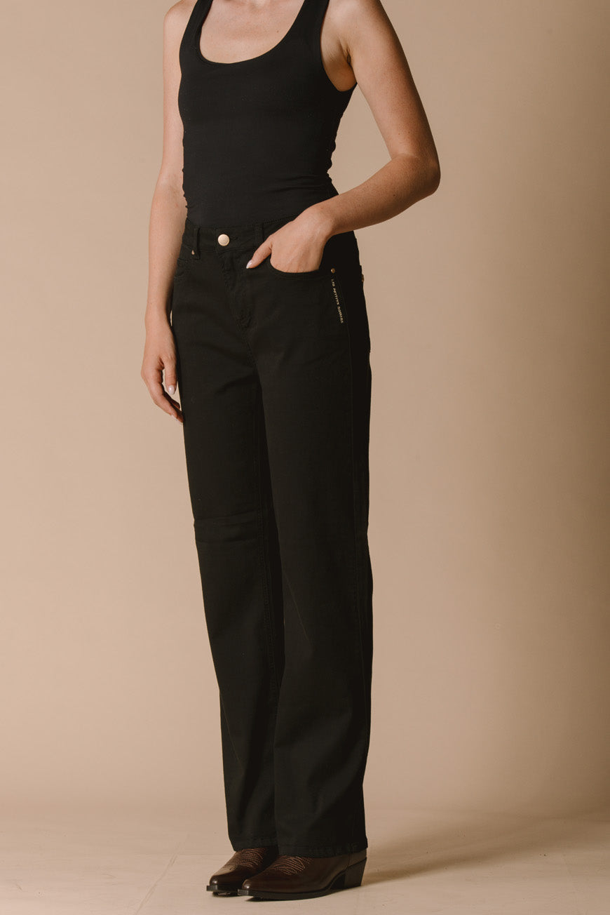 PANTALON BOOTCUT CROPPED INDIANA