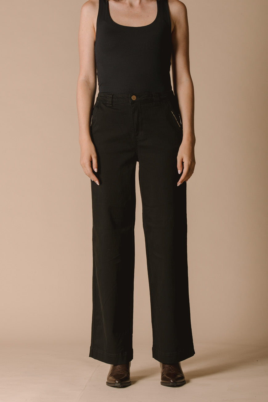 PANTALON BOOTCUT CROPPED INDIANA