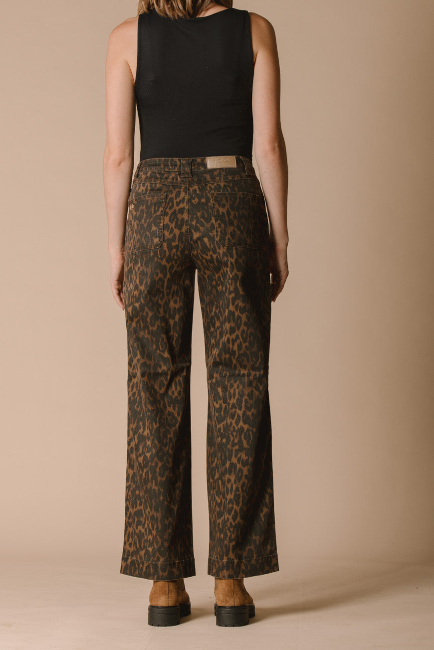 PANTALON ISORE PRINT LEOPARD
