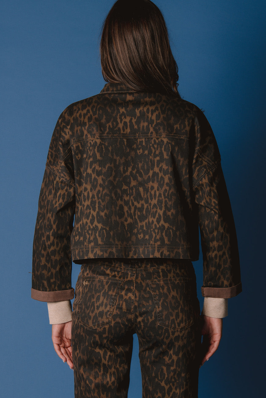 VESTE PAMELA PRINT LEOPARD