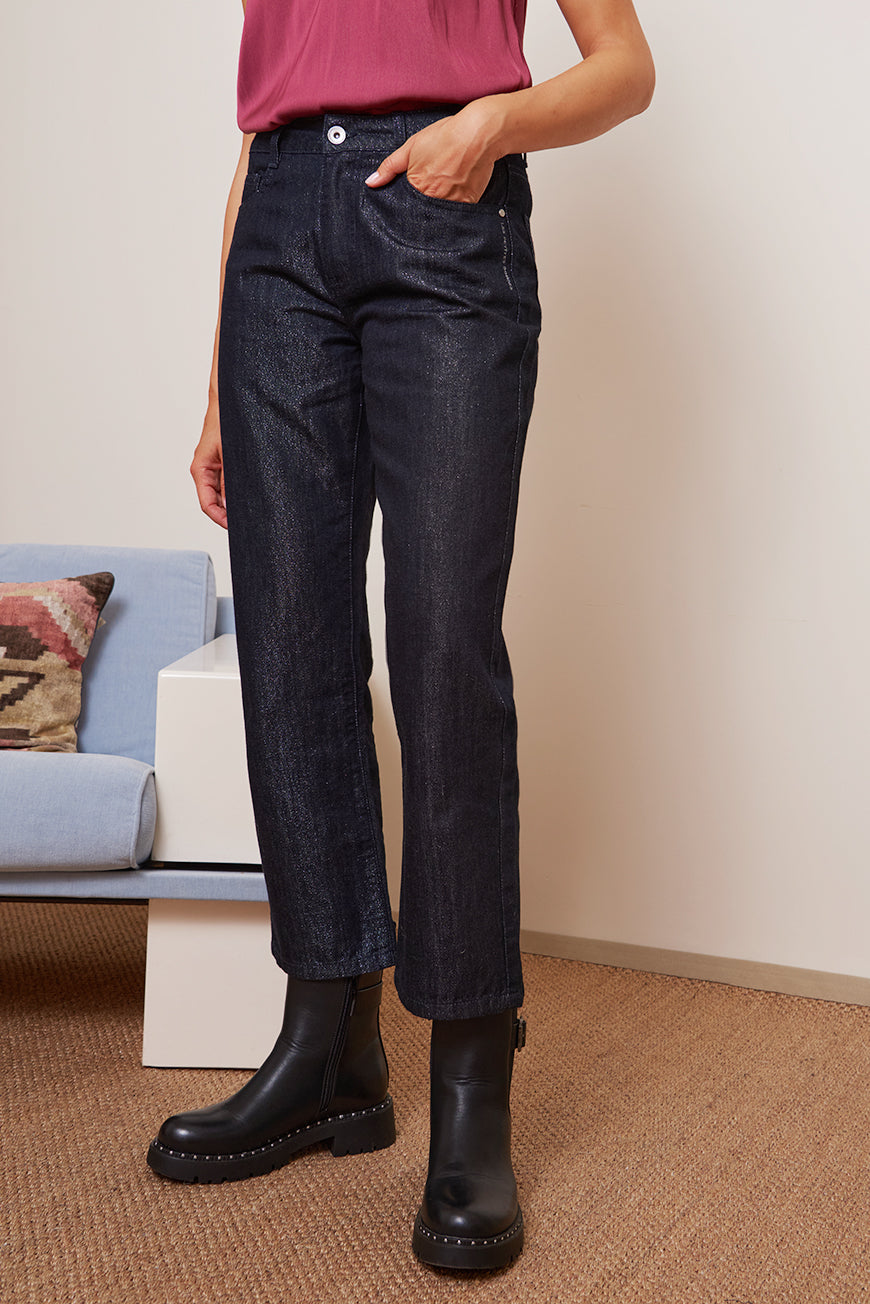 PANTALON WIDE REGULAR LEANDRA