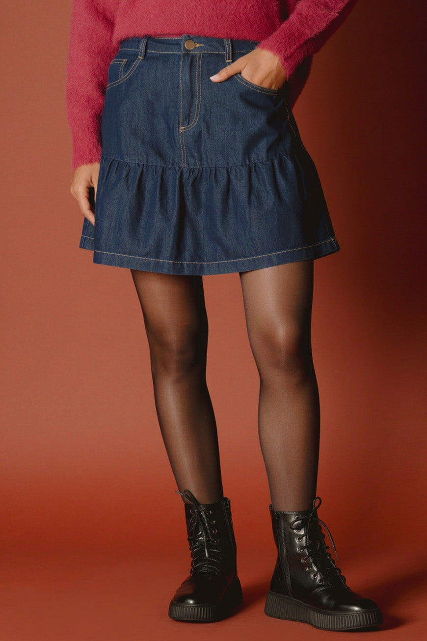 PANTALON BOOTCUT CROPPED INDIANA