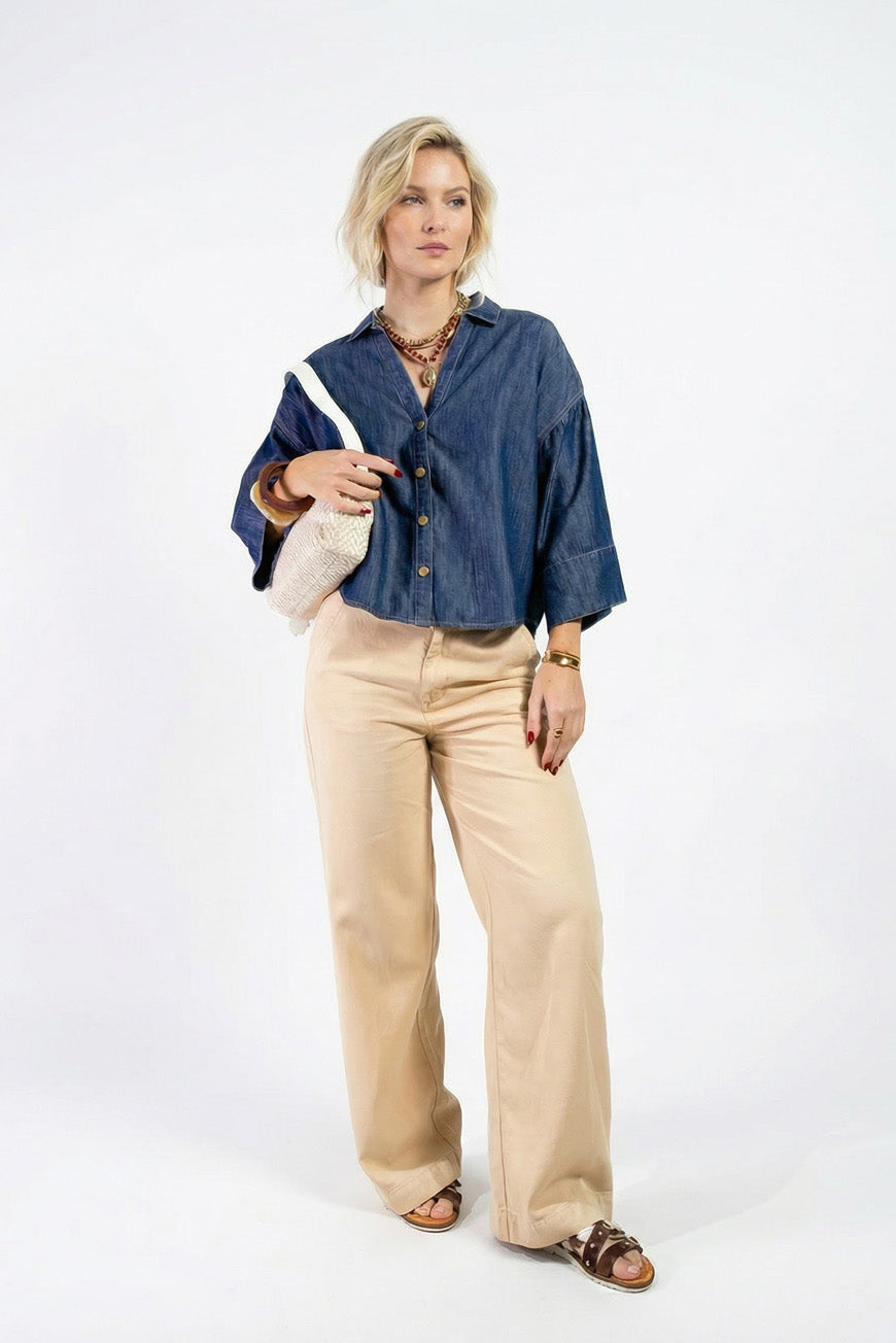CHEMISE EN JEAN NAINA BRUT