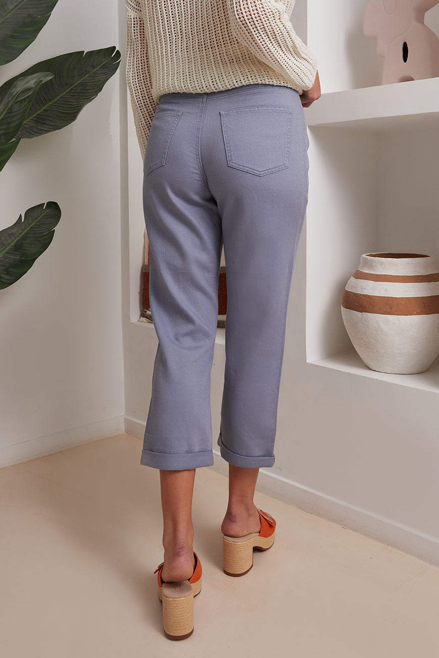 PANTALON REGULAR CROPPED LIDONIA