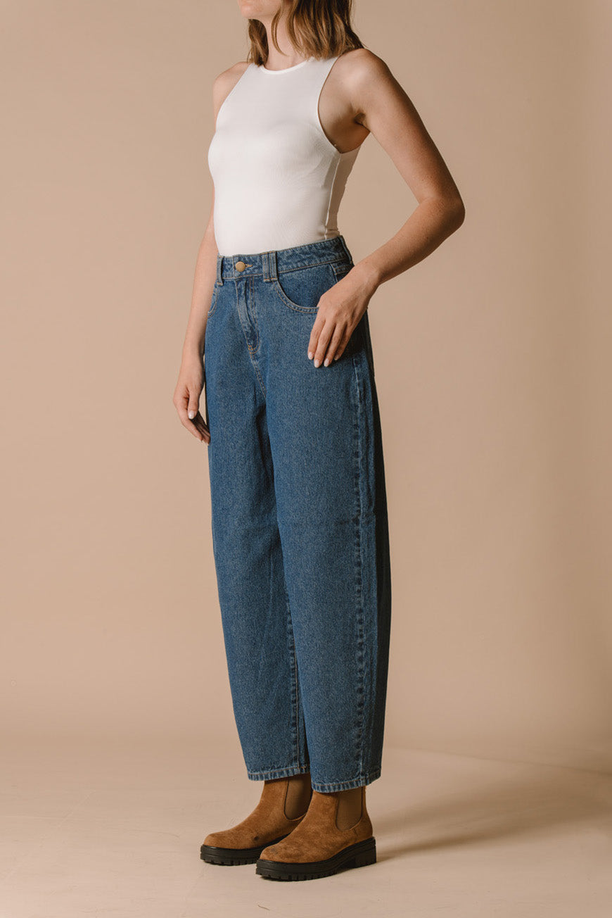 PANTALON PRIS BLUE