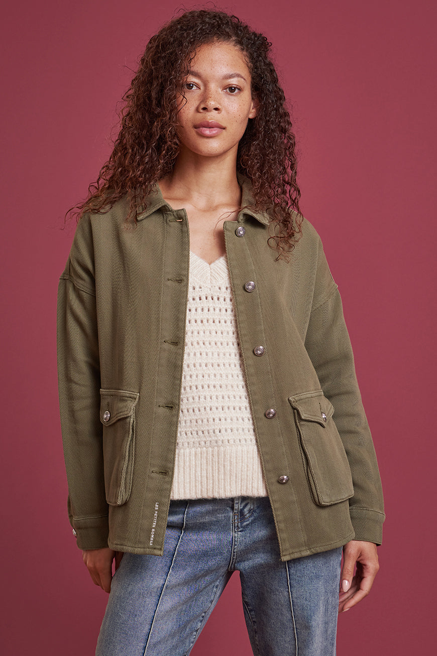 VESTE KAKI MADELINE
