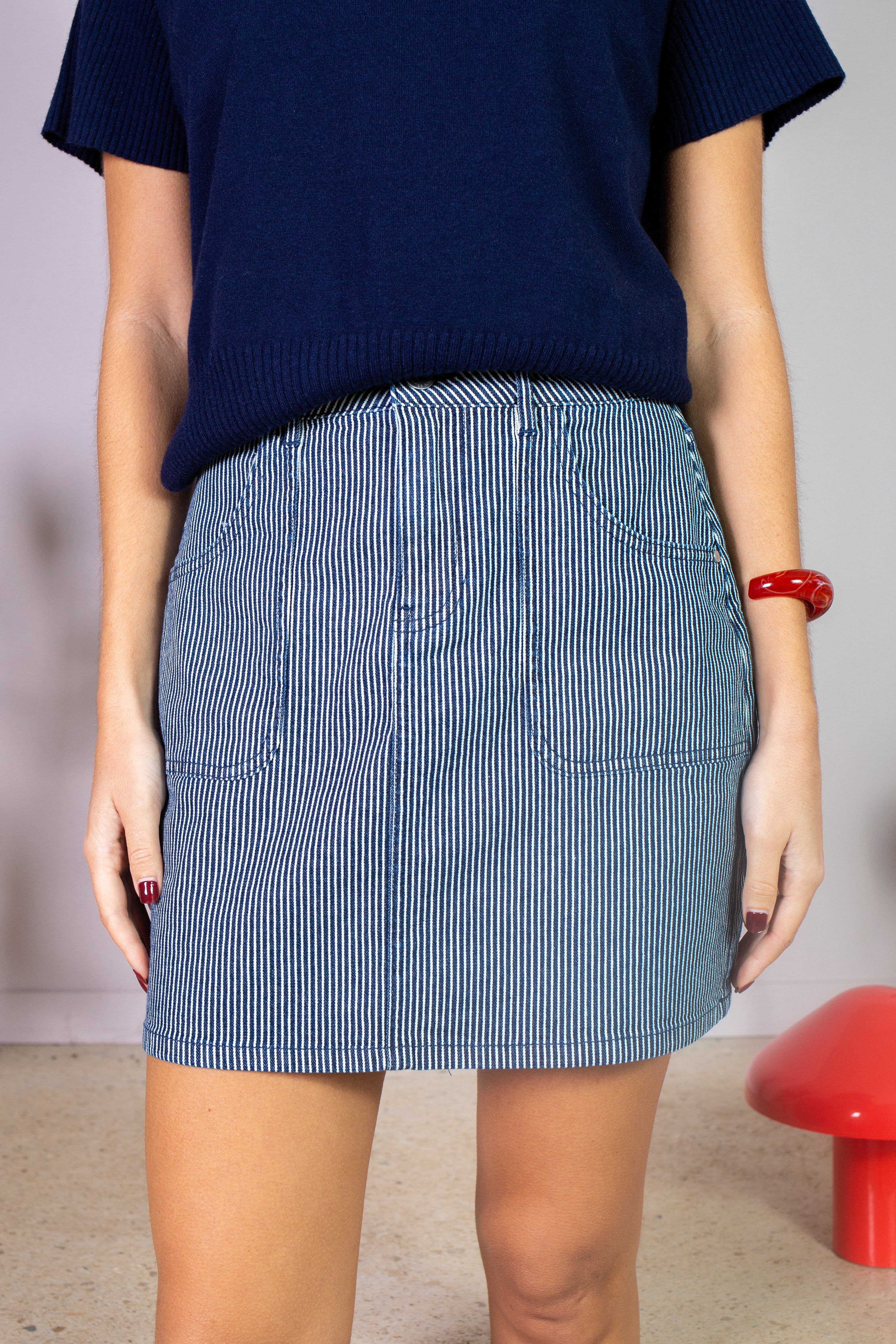 JUPE NOELLE BRUT RAYURES