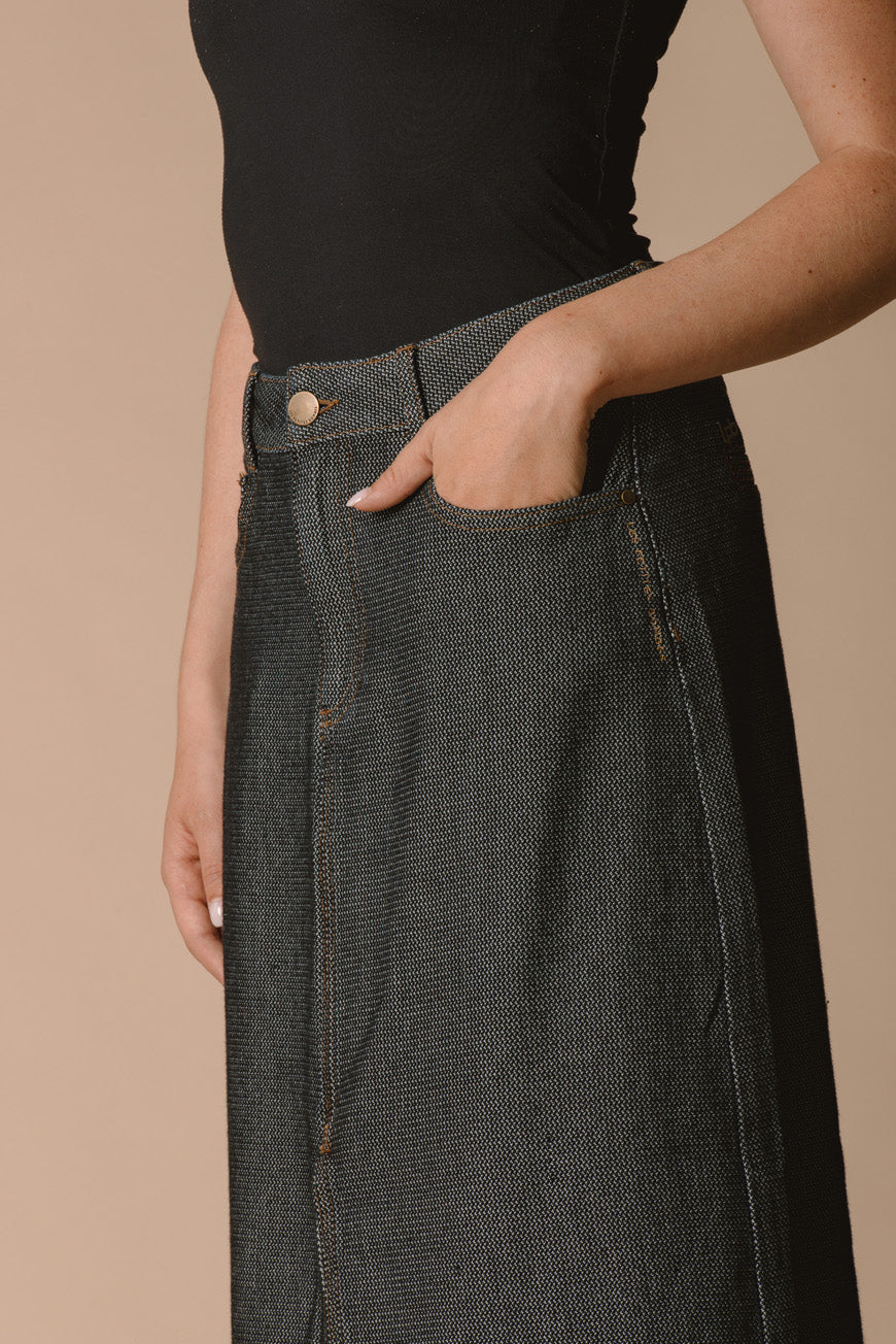 PANTALON BOOTCUT CROPPED INDIANA