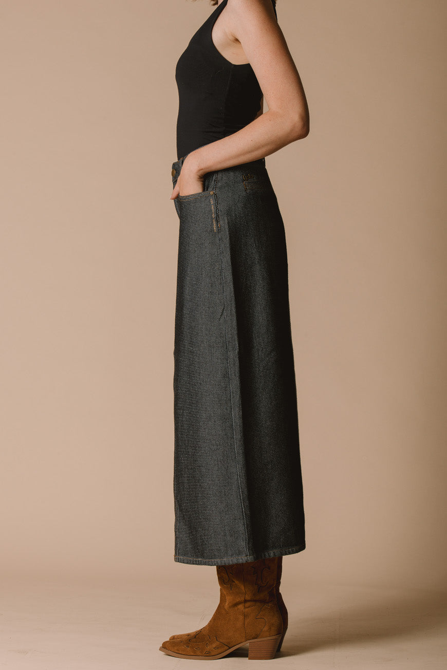 PANTALON BOOTCUT CROPPED INDIANA