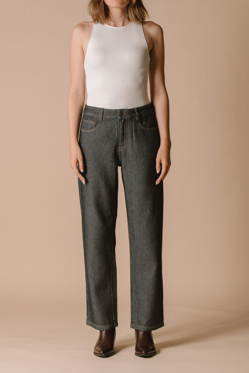 PANTALON PAOLINE BLACK BLUE