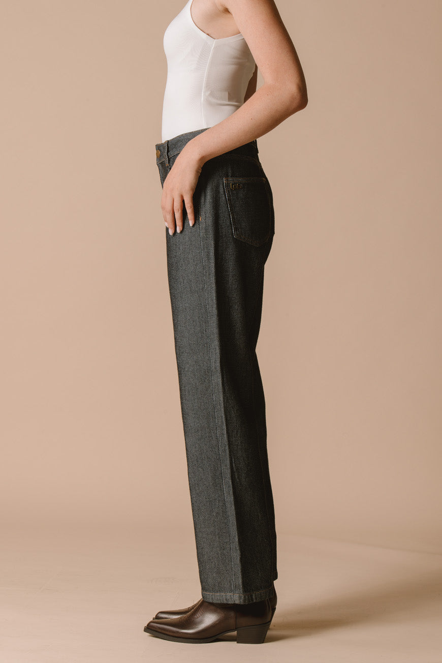 PANTALON BOOTCUT CROPPED INDIANA