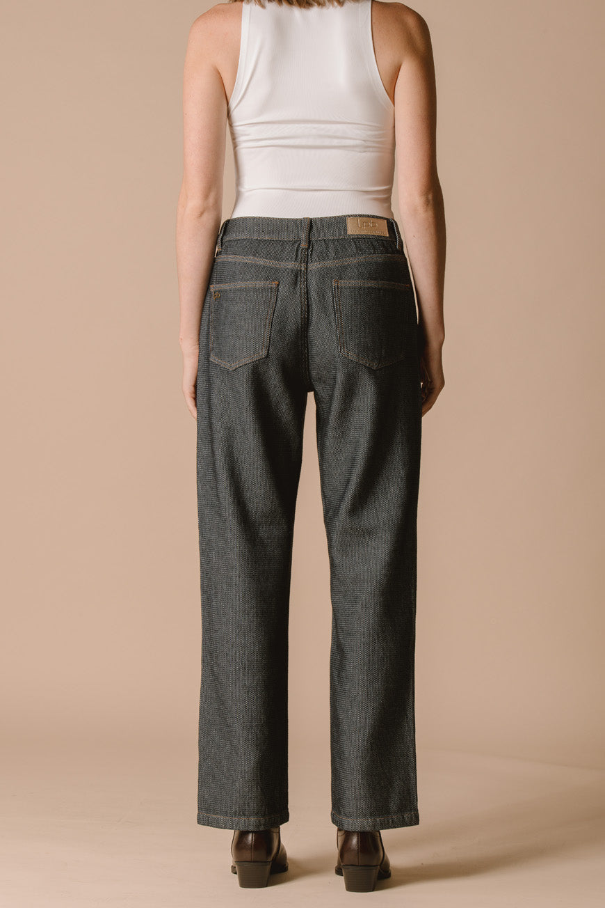 PANTALON BOOTCUT CROPPED INDIANA