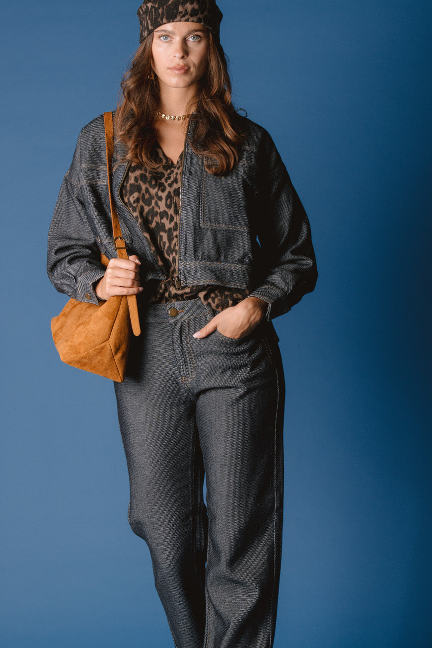 VESTE NOEMIE BLACK BLUE