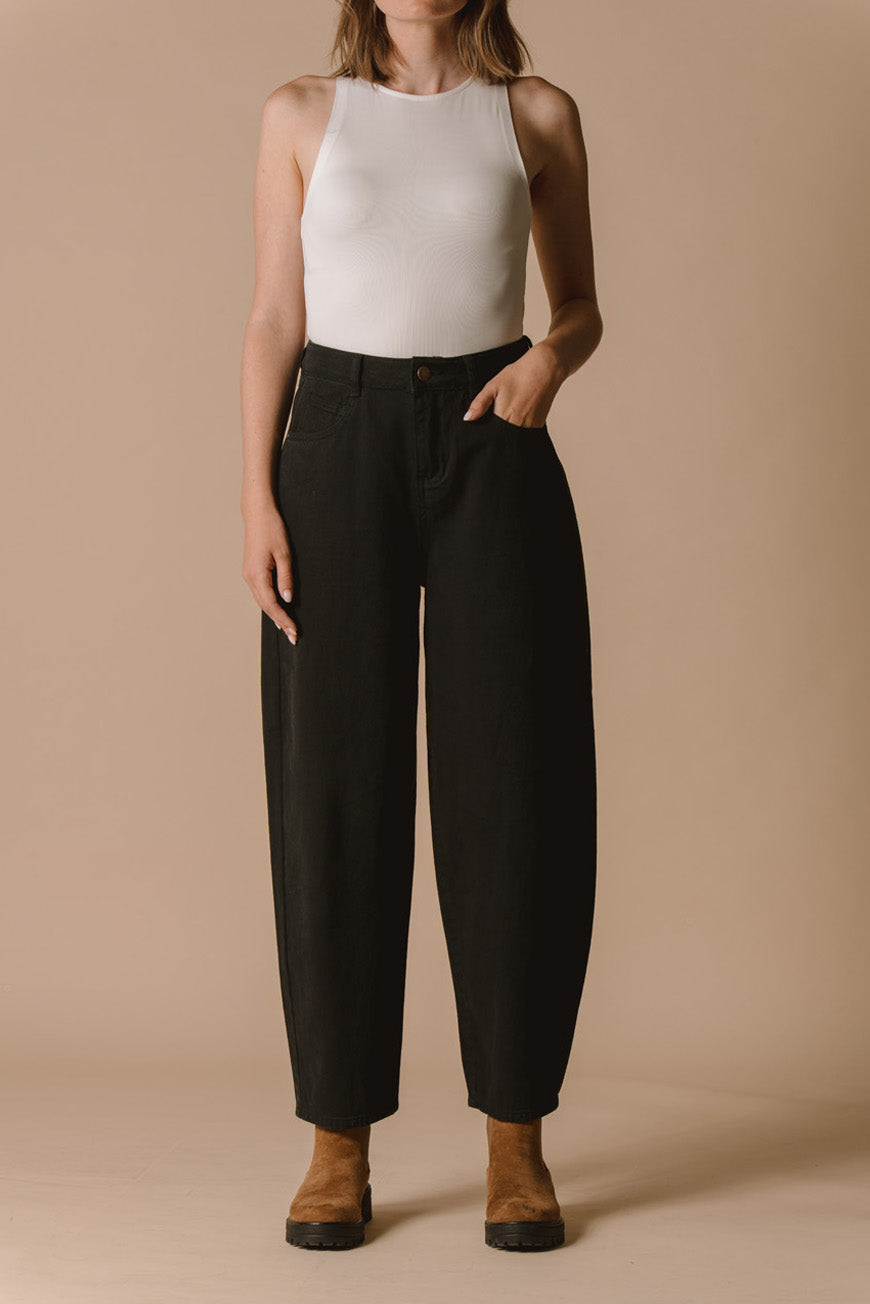 PANTALON PRIS NOIR