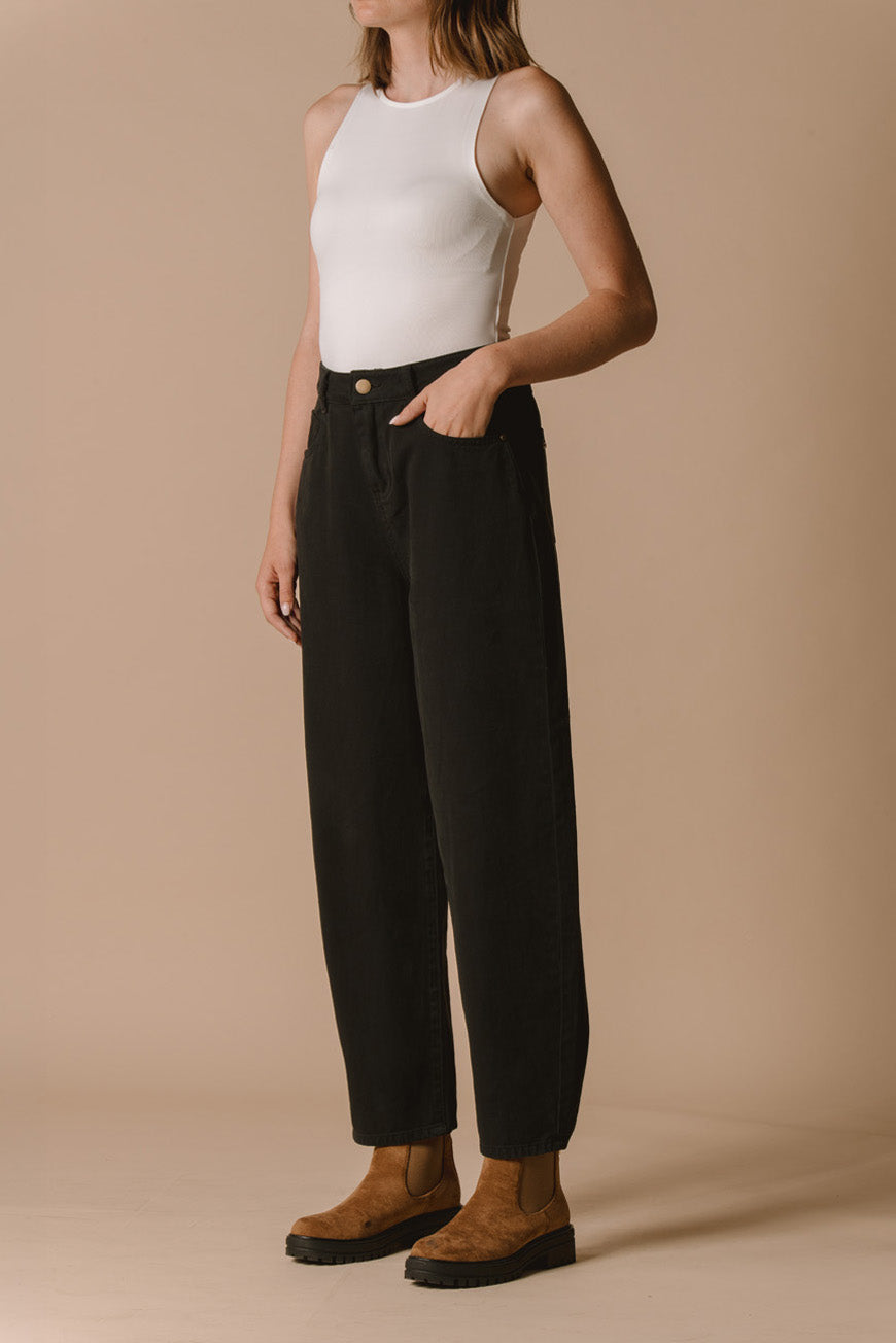 PANTALON PRIS NOIR
