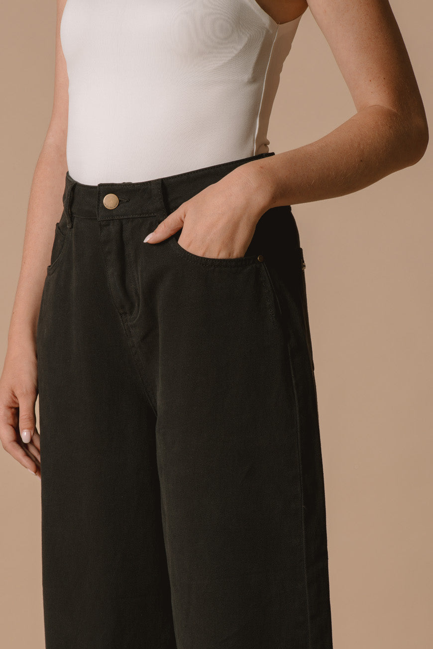 PANTALON PRIS NOIR
