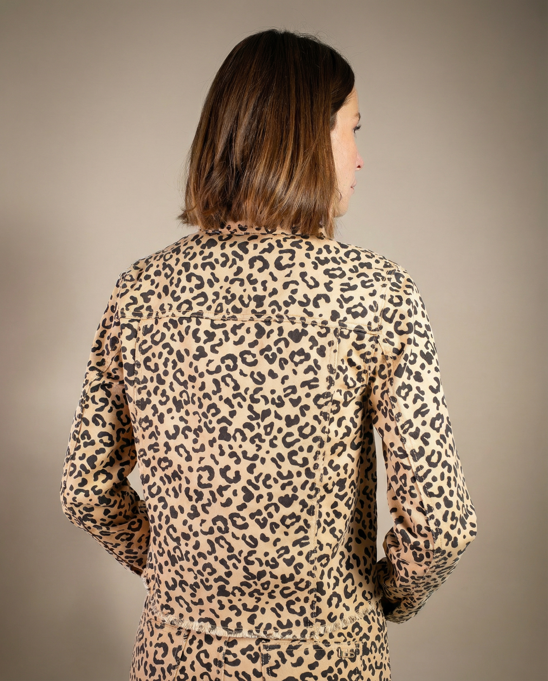 VESTE NAHEMA PRINT LEOPARD