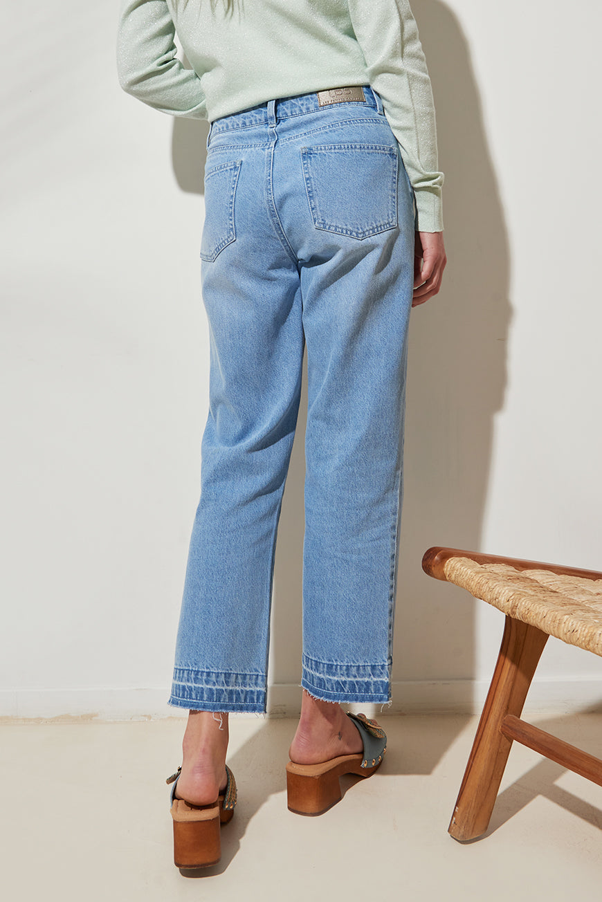 PANTALON WIDE REGULAR LEANDRA