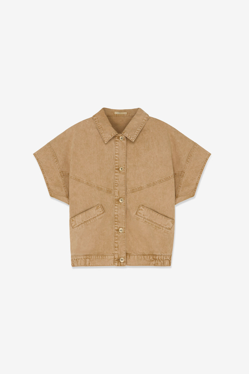 VESTE EN JEAN NELDA CAPPUCCINO