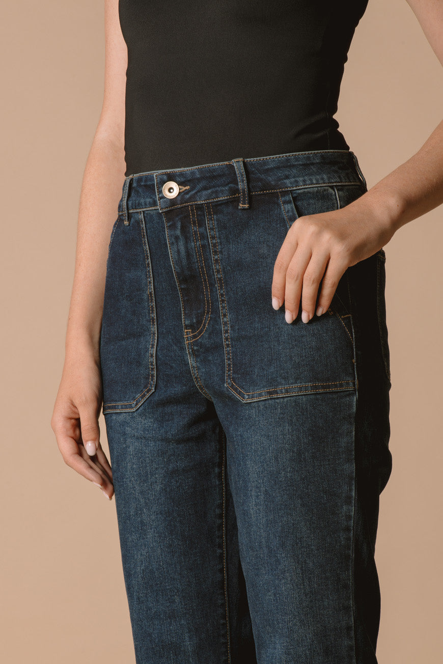 JEAN BOOTCUT CROPPED INDIANA