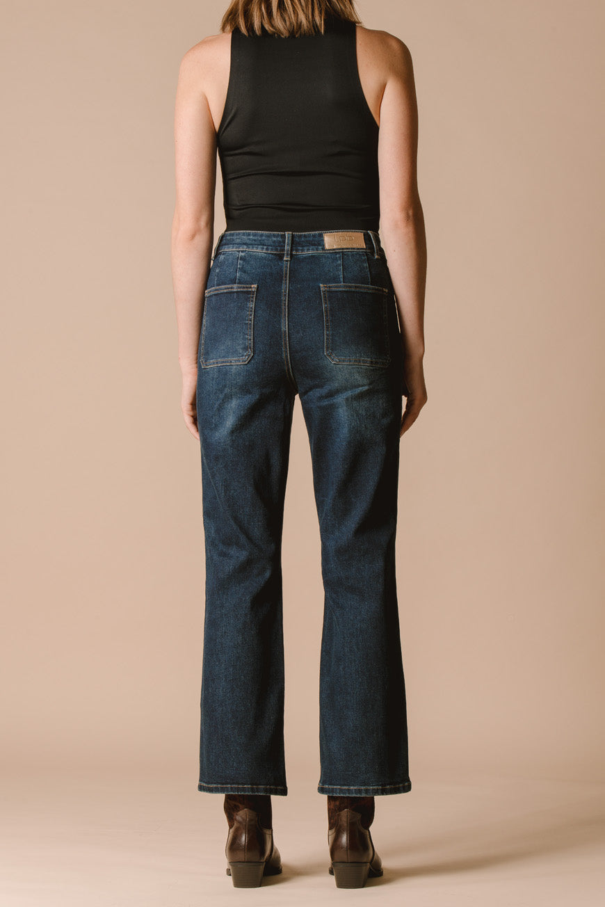 JEAN BOOTCUT CROPPED INDIANA