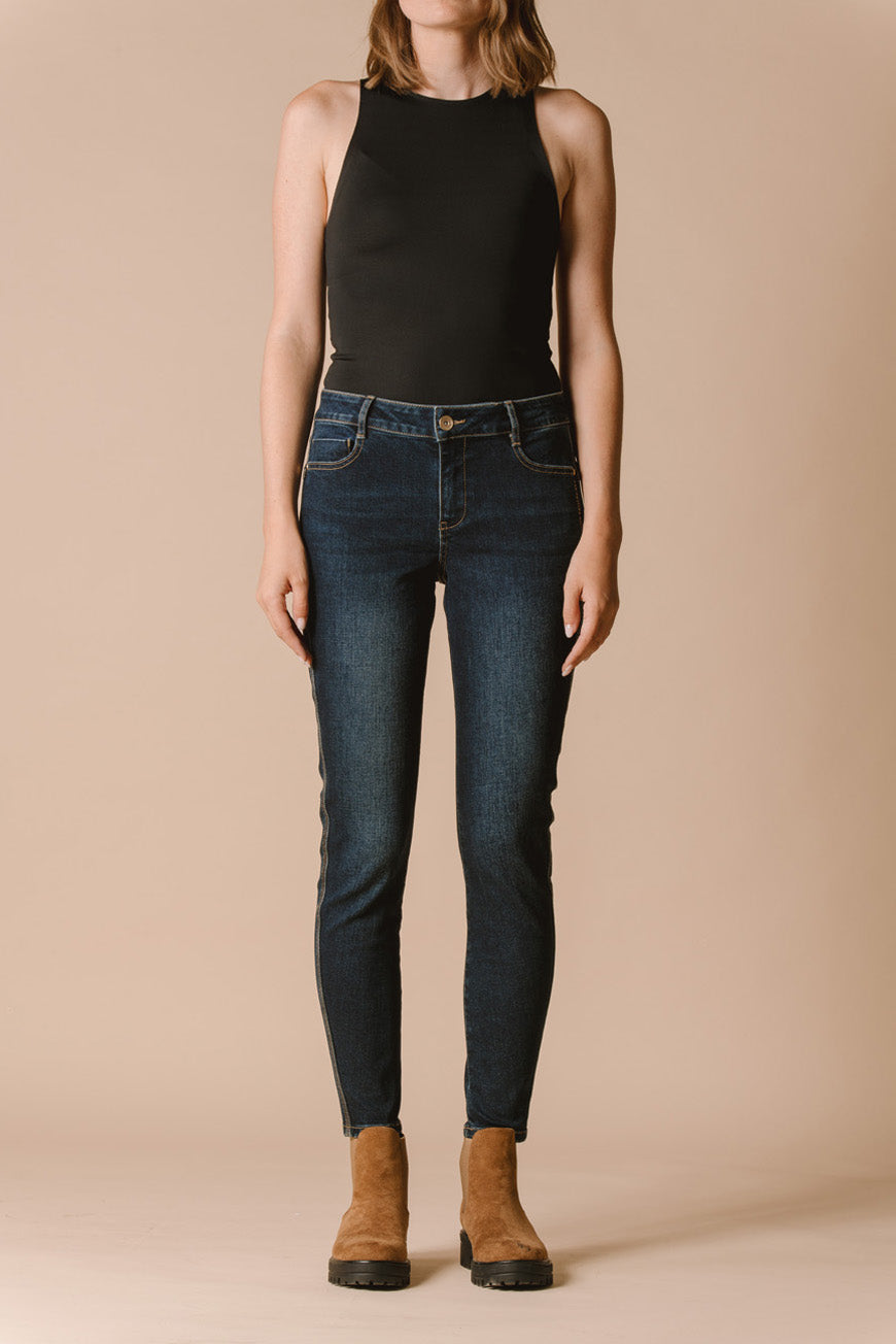 JEAN SKINNY BLONDIE DARK BLUE