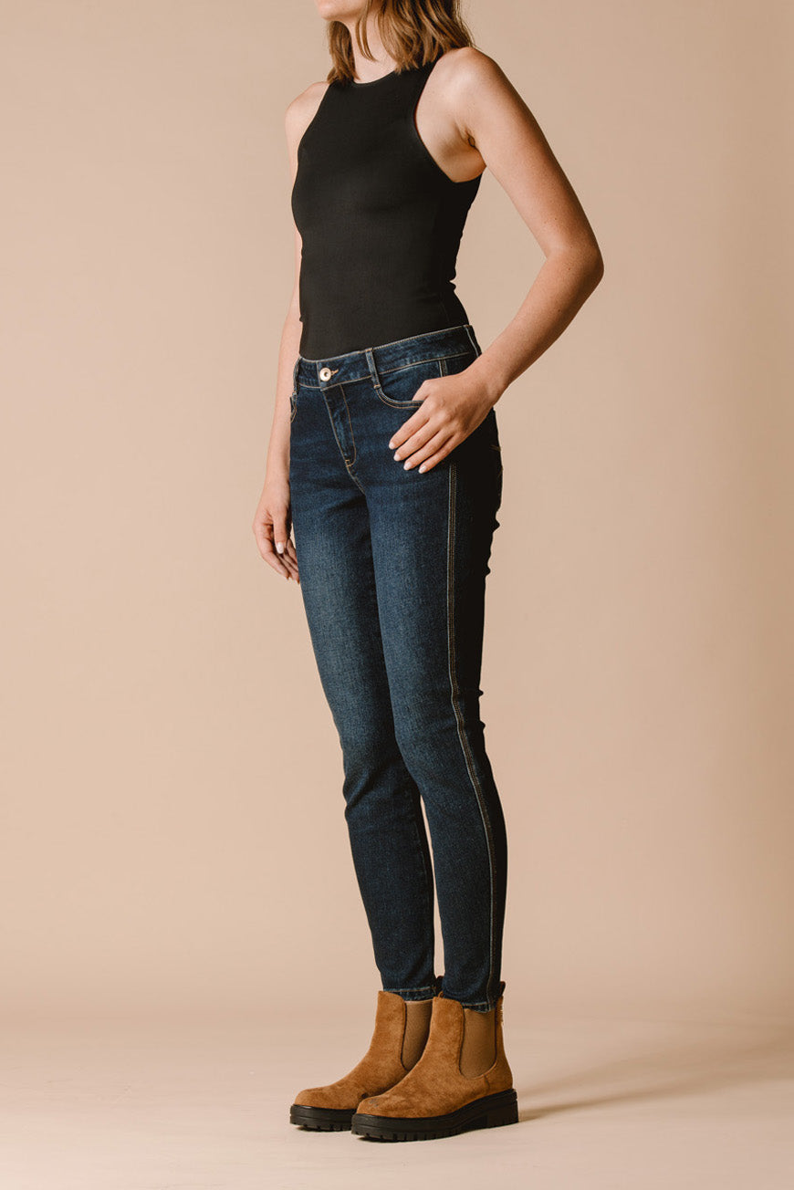 JEAN SKINNY BLONDIE DARK BLUE