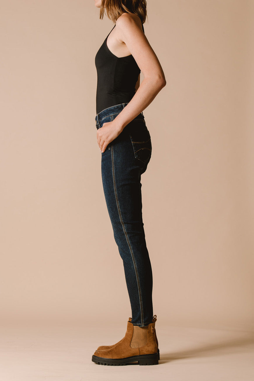 JEAN SKINNY BLONDIE DARK BLUE