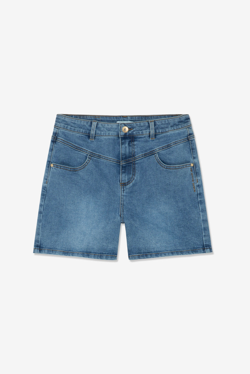 SHORT EN JEAN LUCY LIGHT BLUE