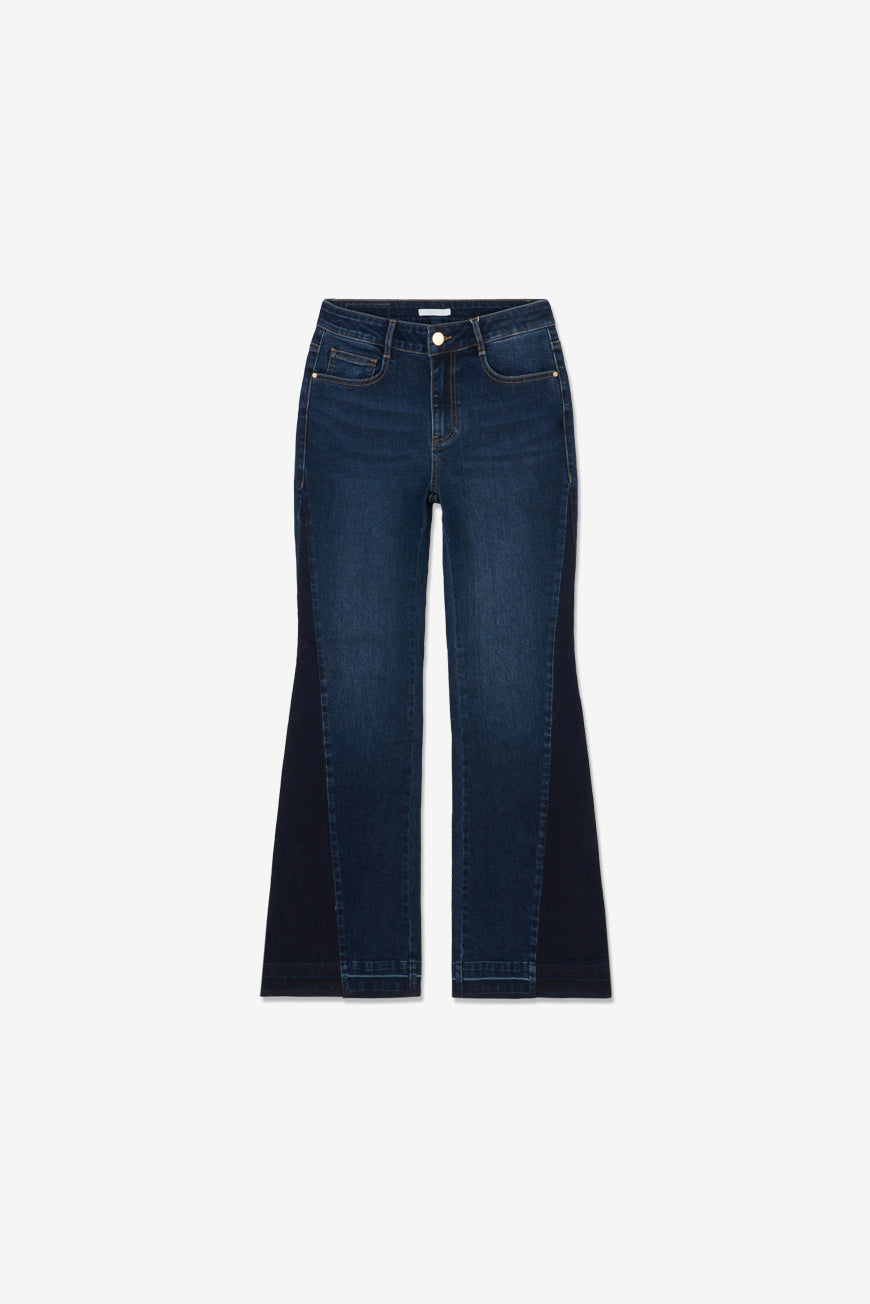 PANTALON PENELOPE DARK BLUE / BRUT