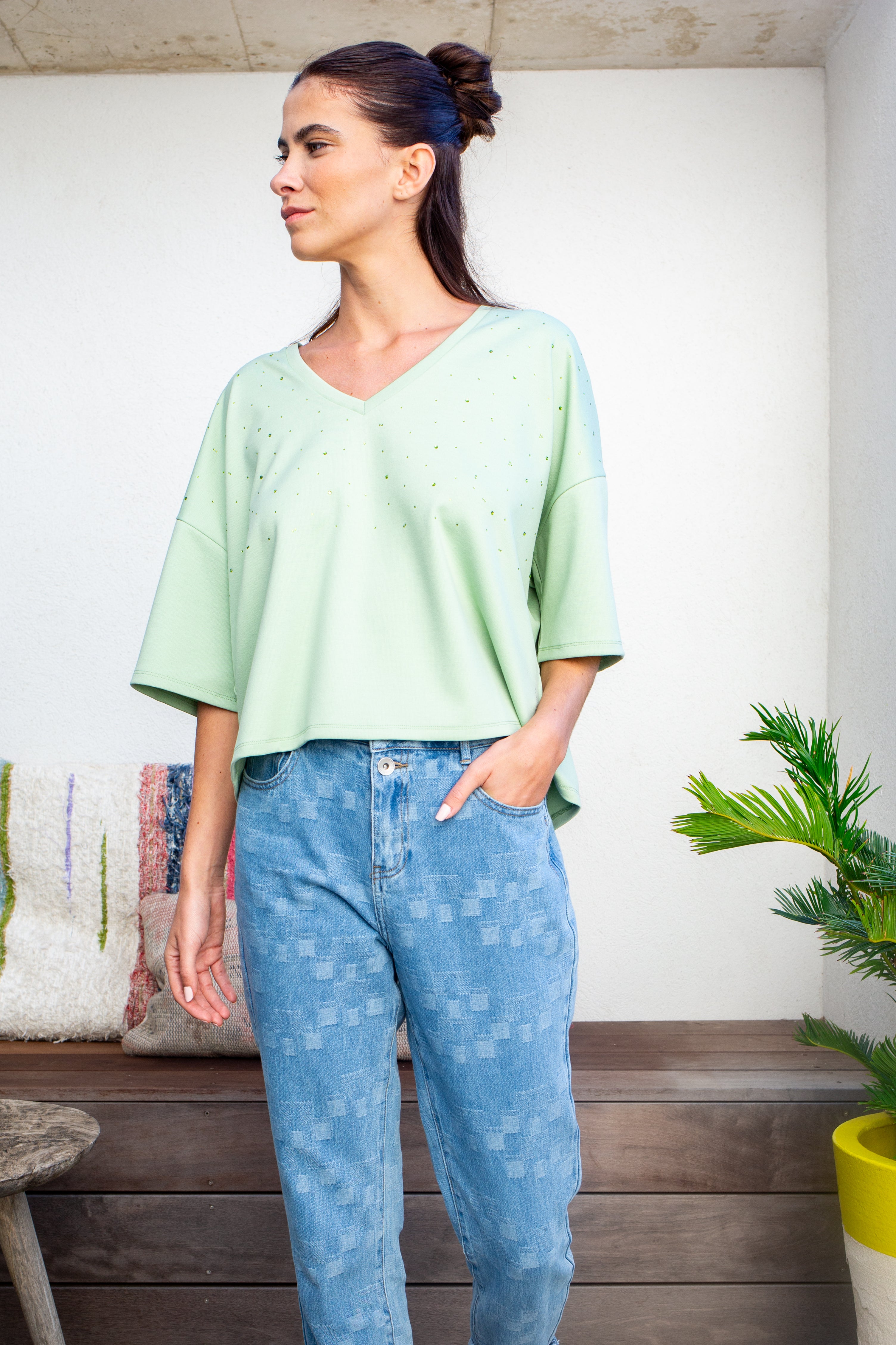 JEAN MAILY BLUE PATCH