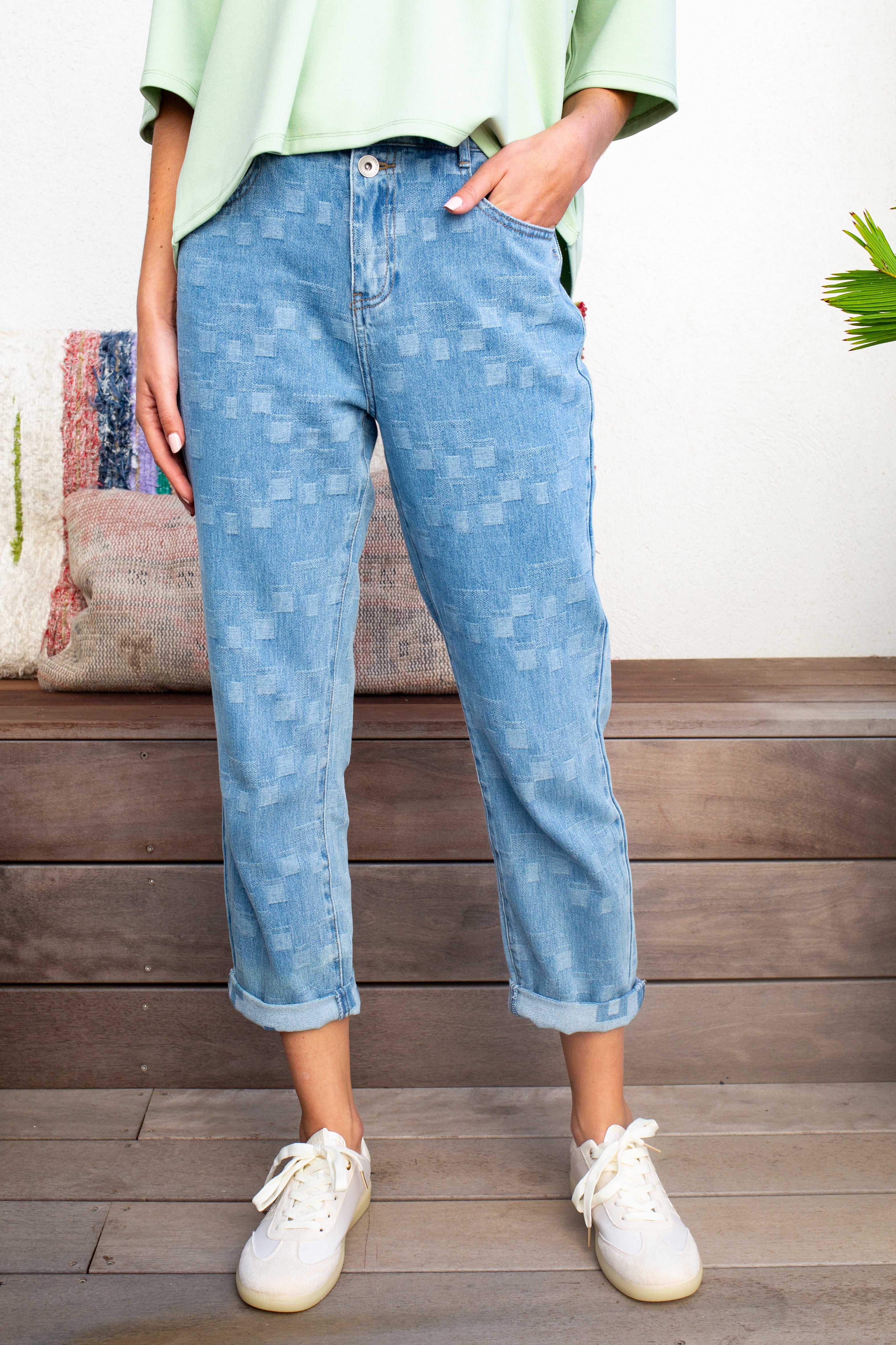 JEAN MAILY BLUE PATCH