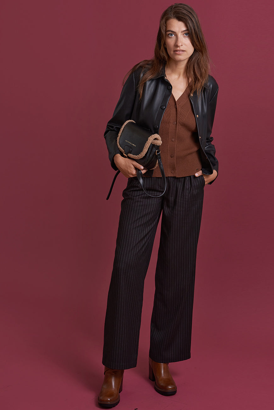 PANTALON A RAYURES GEN
