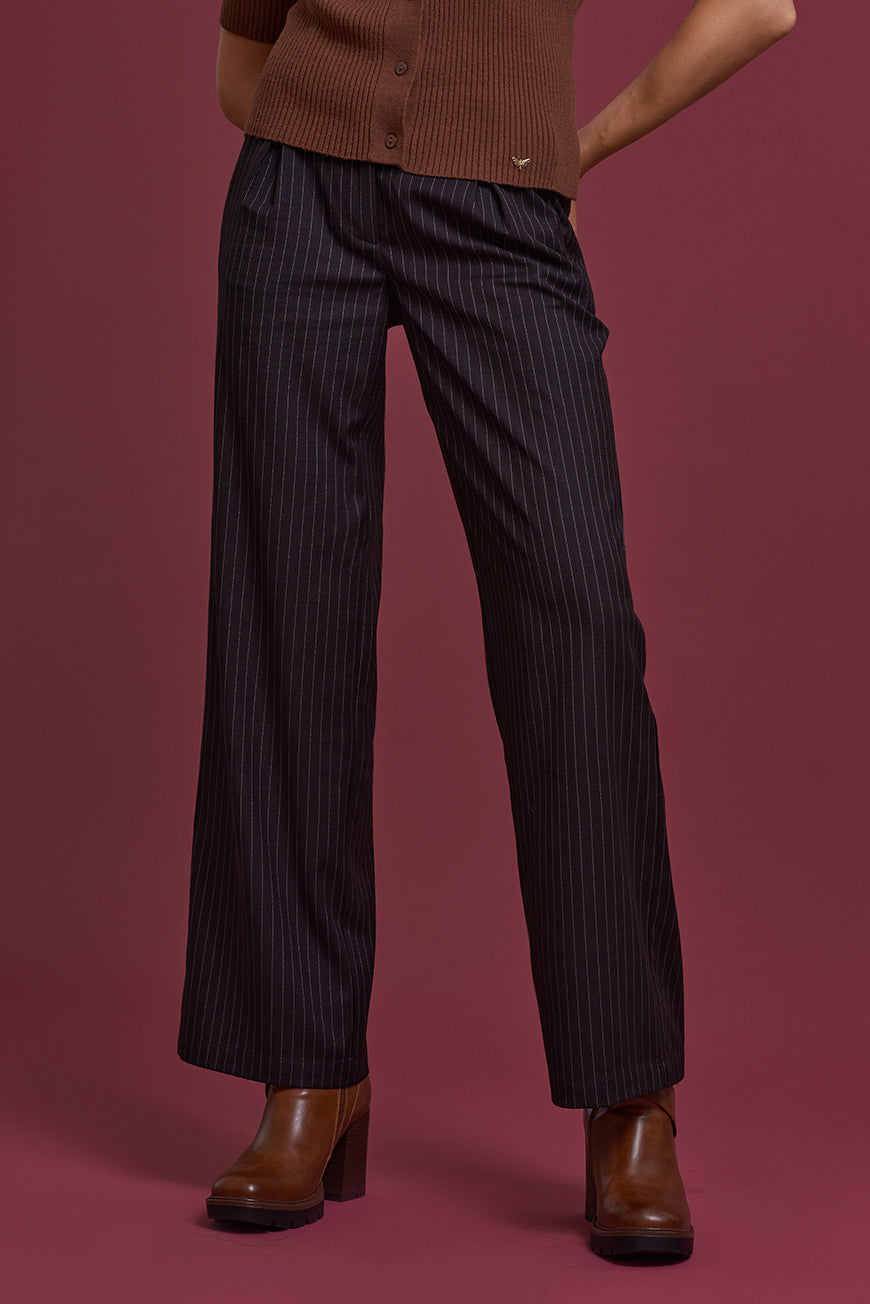 PANTALON A RAYURES GEN