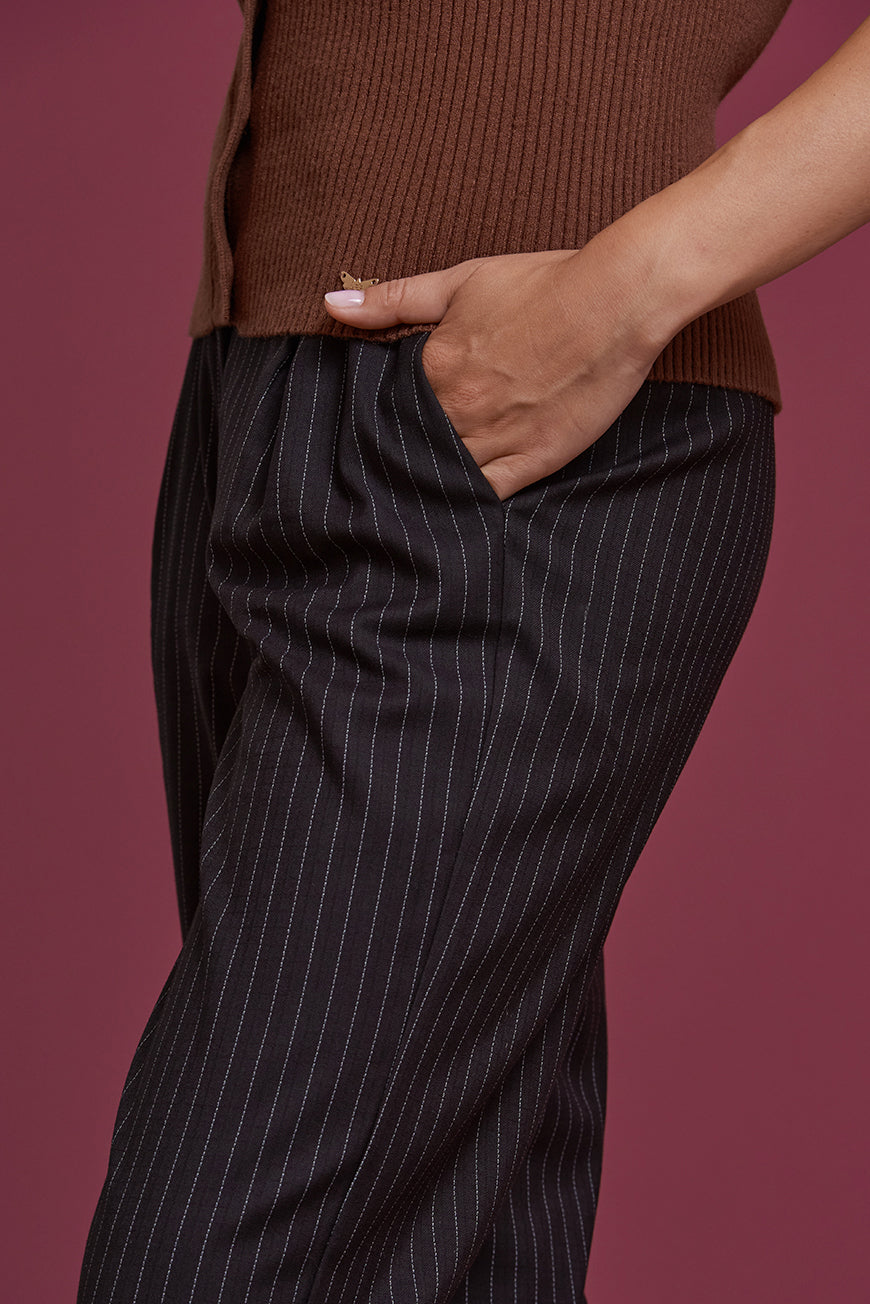 PANTALON A RAYURES GEN