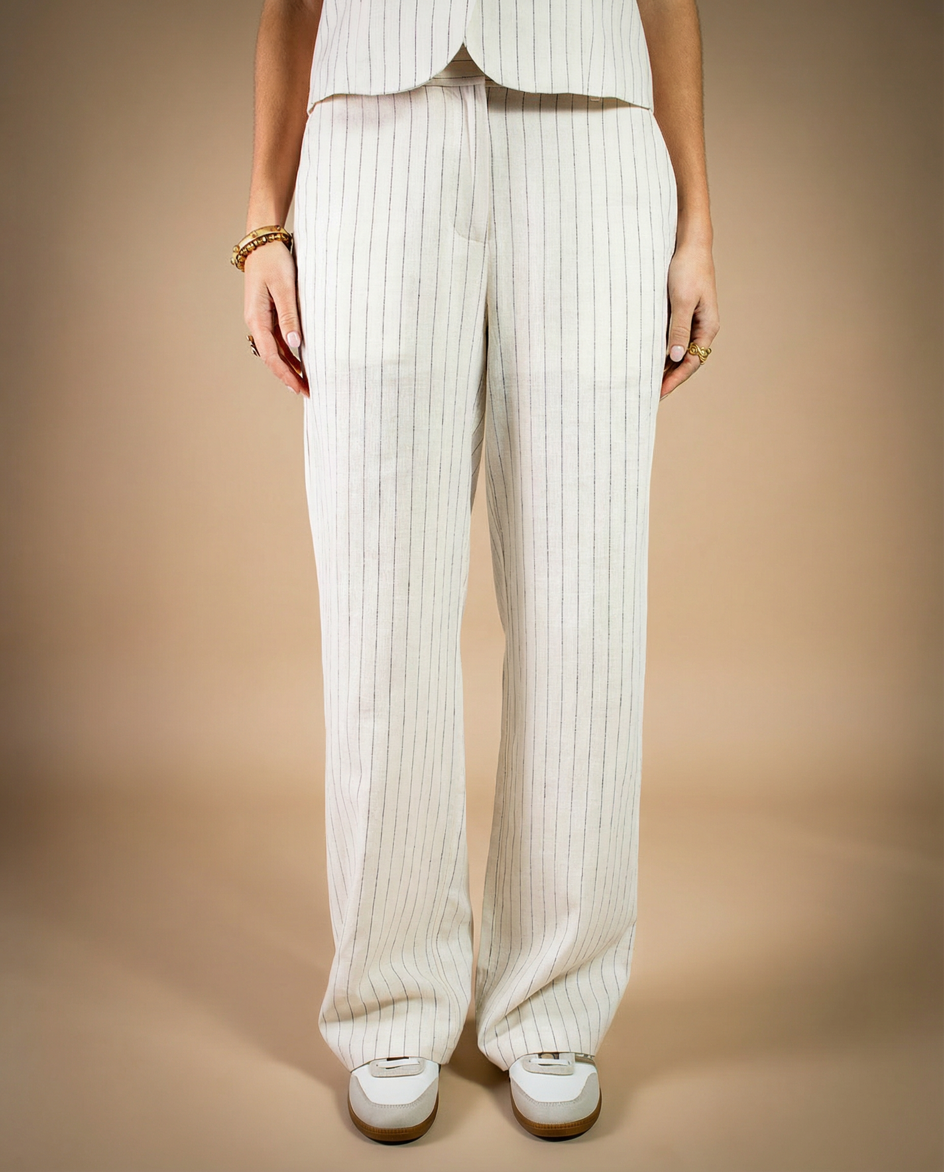 PANTALON GEN NATUREL RAYURES