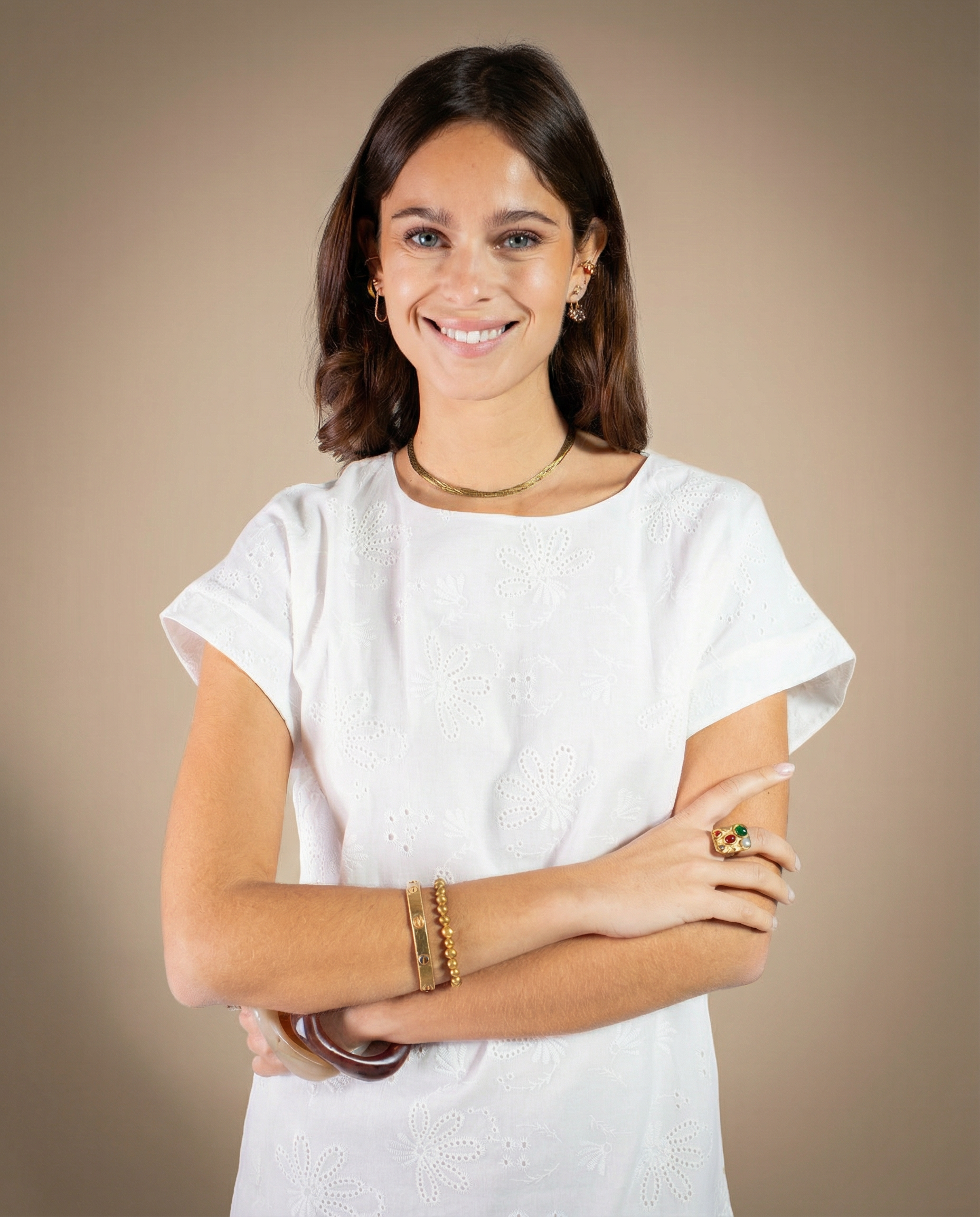 ROBE DESPINA BLANC