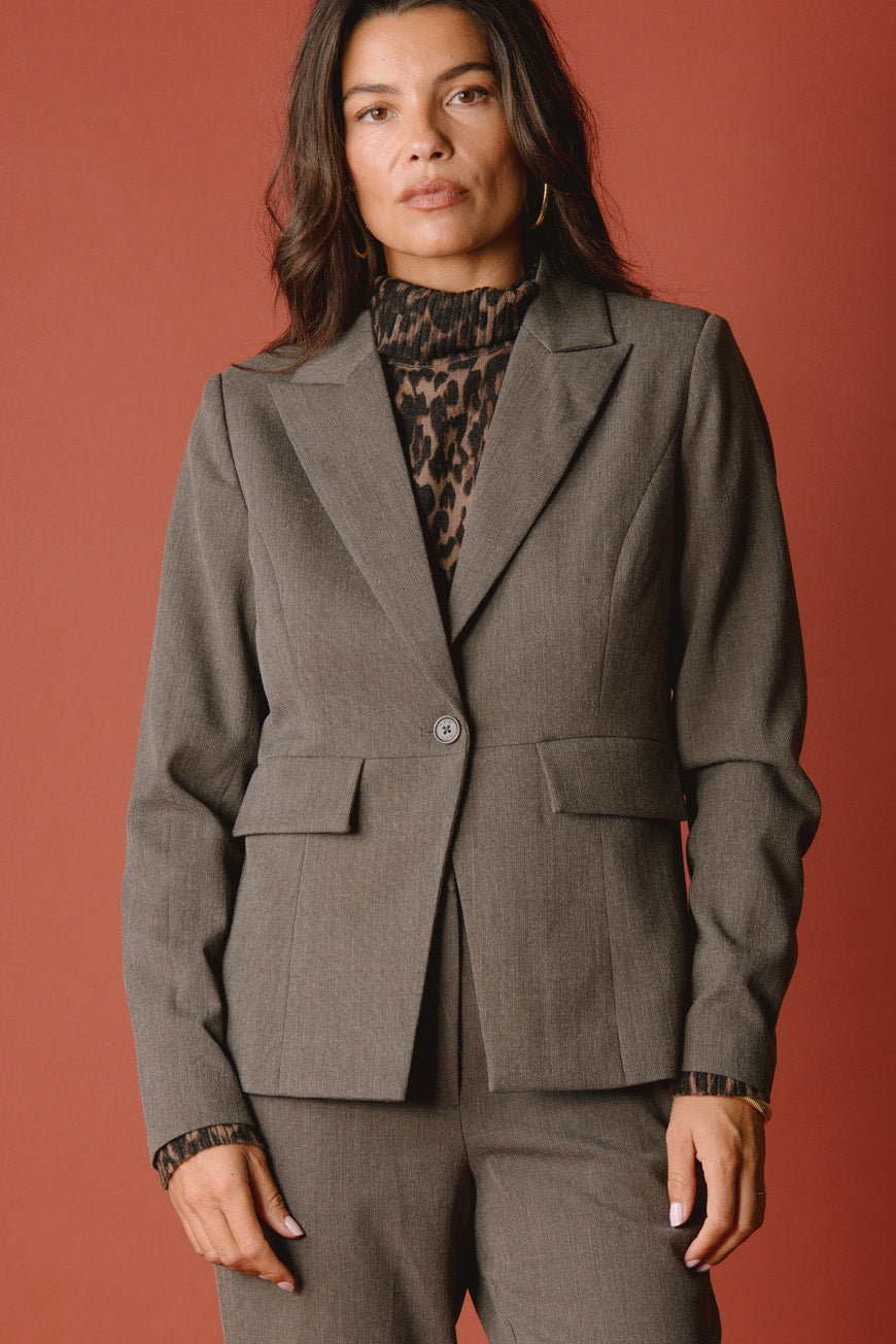 VESTE PIERRELINE GRIS